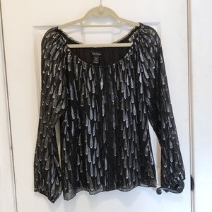 NWT WHBM Blouse size M